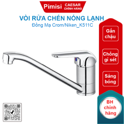 Vòi rửa chén nóng lạnh Caesar K511C