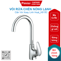 Vòi rửa chén nóng lạnh Caesar K815C