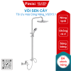 Vòi sen cây Viglacera VG515.1 nóng lạnh sáng bóng