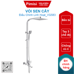 Vòi sen cây Viglacera VG583 nóng lạnh