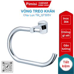 Vòng treo khăn Caesar Q7305V Inox