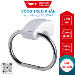 Vòng treo khăn Caesar Q948 Inox
