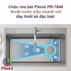 Bồn rửa bát 1 hố Pimisi PR-7848