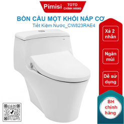Bồn cầu một khối nắp cơ TOTO CW823RAE4