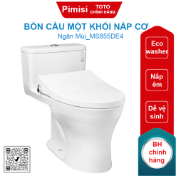 Bồn cầu một khối nắp cơ TOTO MS855DE4