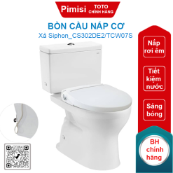 Bồn cầu nắp cơ TOTO CS302DE2/TCW07S