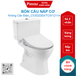 Bồn cầu nắp cơ TOTO CS302DE4/TCW1211A