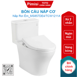 Bồn cầu nắp cơ TOTO MS857DE4/TCW1211A