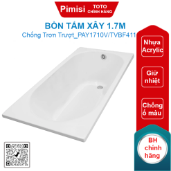 Bồn tắm TOTO PAY1710V/TVBF411 xây 1.7M