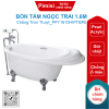 Bồn tắm TOTO PPY1610HIPTE#S lập thể 1.6M ngọc trai