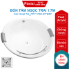 Bồn tắm TOTO PPY1720HPTE#P ngọc trai 1.7M tròn có tay vịn