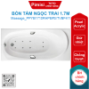 Bồn tắm TOTO PPYB1710RHPE#S/TVBF411 ngọc trai massage 1.7M