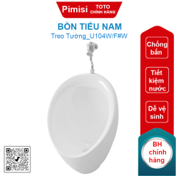Bồn tiểu nam Toto U104W/F#W (U104W-F) treo tường