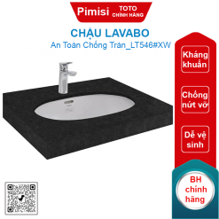 Chậu lavabo TOTO LT546#XW âm bàn hình oval