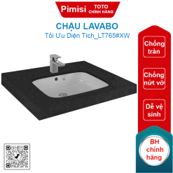 Chậu lavabo TOTO LT765#XW âm bàn