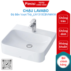 Chậu lavabo TOTO LW1315CBVN#XW bán âm bàn