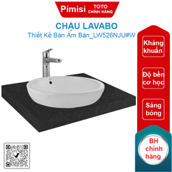 Chậu lavabo TOTO LW526NJU#W (LW526NJU) bán âm