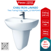 Chậu rửa lavabo Caesar L2150/P2443 treo tường chân ngắn