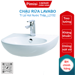 Chậu rửa lavabo Caesar L2152 treo tường 500x450 mm