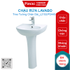 Chậu rửa lavabo Caesar L2152/P2445 treo tường chân dài