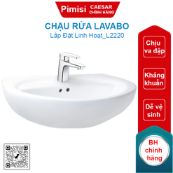 Chậu rửa lavabo Caesar L2220 treo tường