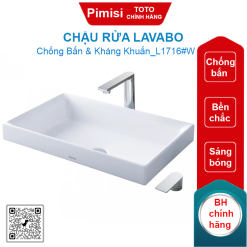 Chậu rửa lavabo TOTO L1716#W đặt bàn