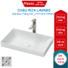 Chậu rửa lavabo TOTO LT4716G17#MW đặt bàn trắng mờ (New Neorest)