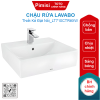 Chậu rửa lavabo TOTO LT710CTR#XW (LT710CTRM) đặt bàn