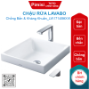 Chậu rửa lavabo TOTO LW1714B#XW đặt bàn