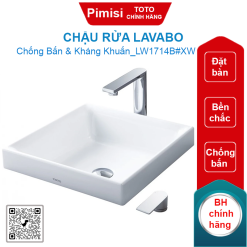 Chậu rửa lavabo TOTO LW1714B#XW đặt bàn