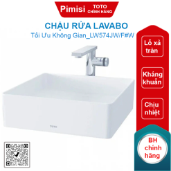 Chậu rửa lavabo TOTO LW574JW/F#W đặt bàn