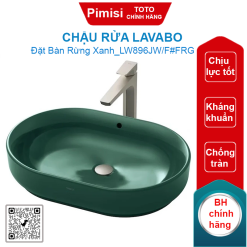 Chậu rửa lavabo TOTO LW896JW/F#FRG đặt bàn rừng xanh