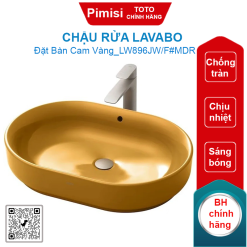 Chậu rửa lavabo TOTO LW896JW/F#MDR đặt bàn cam vàng