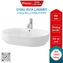 Chậu rửa lavabo TOTO LW896JW/F#W đặt bàn
