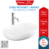 Chậu rửa mặt lavabo TOTO LT1705#XW đặt bàn hình oval