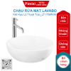 Chậu rửa mặt lavabo TOTO LT1706#XW đặt bàn hình tròn
