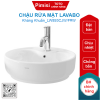 Chậu rửa mặt lavabo TOTO LW893CJW/F#W đặt bàn hình tròn