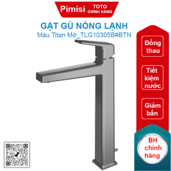 Gật gù nóng lạnh TOTO TLG10305B#BTN cổ cao titan mờ
