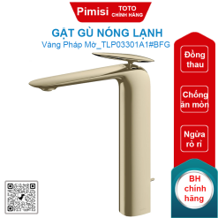 Gật gù nóng lạnh TOTO TLP03301A1#BFG cổ cao vàng pháp mờ