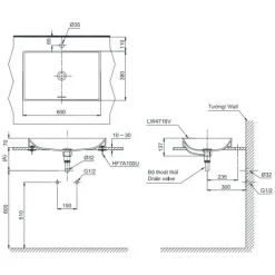Alternative view of Chậu rửa mặt lavabo TOTO LT4716G19#XW đặt bàn (New Neorest)
