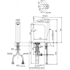 Alternative view of Gật gù nóng lạnh TOTO TLG04307B#PFG cổ cao
