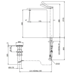 Alternative view of Gật gù nóng lạnh TOTO TX116LQBR cổ cao