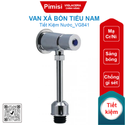 Van xả bồn tiểu nam Viglacera VG841 nhấn ống thẳng