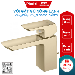 Vòi gật gù nóng lạnh TOTO TLG02301B vàng pháp mờ