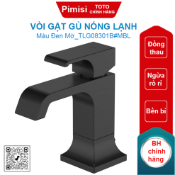 Vòi gật gù nóng lạnh TOTO TLG08301B#MBL màu đen mờ