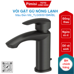 Vòi gật gù nóng lạnh TOTO TLG09301B#MBL màu đen mờ