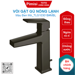 Vòi gật gù nóng lạnh TOTO TLG10301B#MBL màu đen mờ