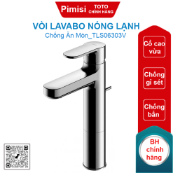 Vòi lavabo TOTO TLS06303V nóng lạnh thân cao vừa
