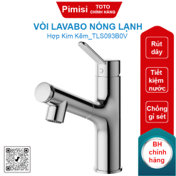 Vòi lavabo TOTO TLS093B0V nóng lạnh thân cao vừa rút dây