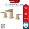 Vòi lavabo Toto TLG10201BA#PFG nóng lạnh 3 lỗ vàng pháp bóng